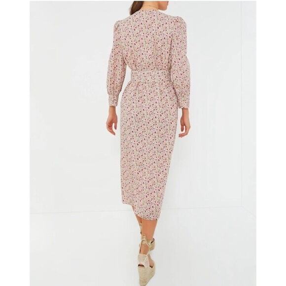 NWT Tuckernuck HYACINTH HOUSE Pink Floral Nellie Maxi Dress Medium - Picture 4 of 12